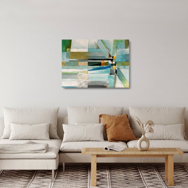 Kép - Absztrakció (üvegen) (70x50 cm)