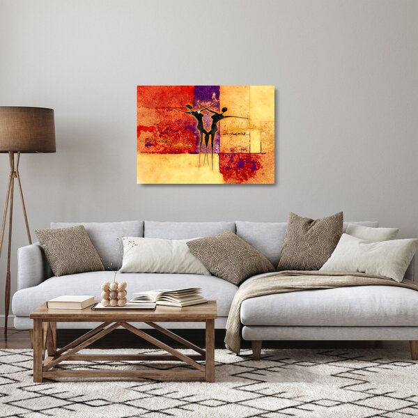 Kép - Afrikai istennő (üvegen) (70x50 cm)