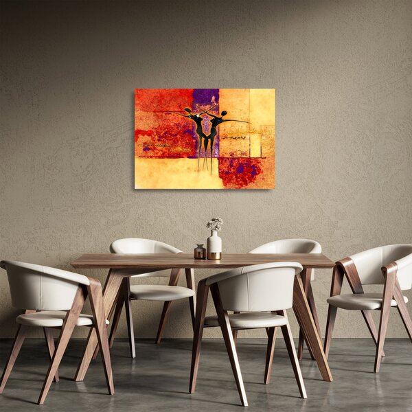 Kép - Afrikai istennő (üvegen) (70x50 cm)