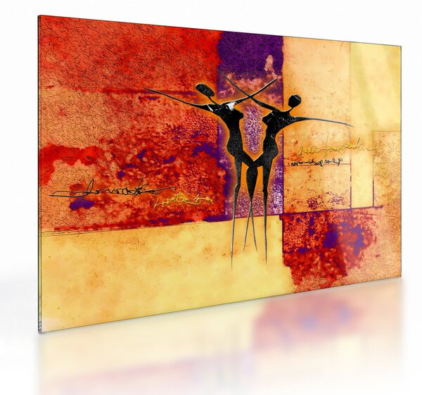 Kép - Afrikai istennő (üvegen) (70x50 cm)