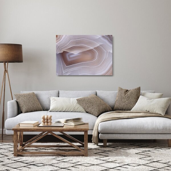 Kép - Márvány achát (üvegen) (70x50 cm)