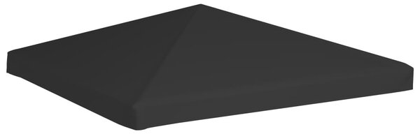 Fekete pavilon-tetőponyva 270 g/m² 3 x 3 m