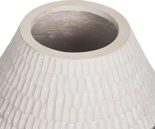 Virágtartó váza ARUNCUS Kerámia 30 cm Bézs