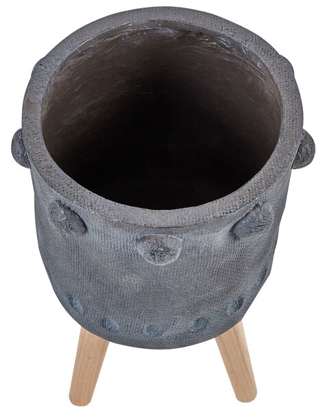 Magasított virágállvány BRUNNERA 24 cm Grafitszürke