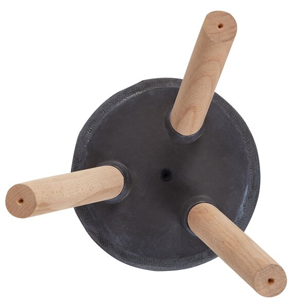 Magasított virágállvány BRUNNERA 24 cm Grafitszürke