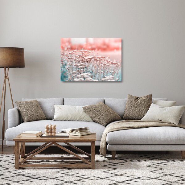 Kép - Réti virágok (üvegen) (70x50 cm)