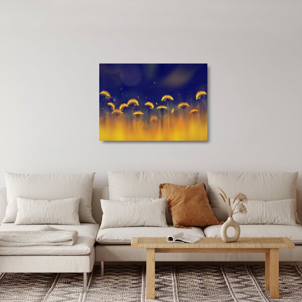 Kép - Pitypang (üvegen) (70x50 cm)