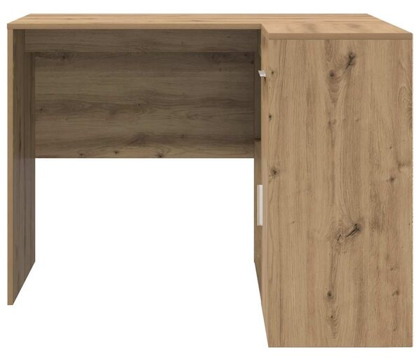Sarokíróasztal fiókkal kézműves tölgy 102 x 50 x 75 cm Faanyag