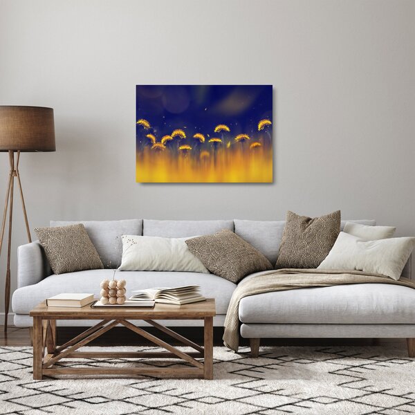 Kép - Pitypang (üvegen) (70x50 cm)