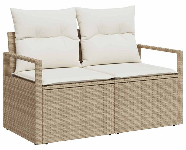 Kerti Kanapé Szett párnával tárolóval 4 pcs Beige és krém