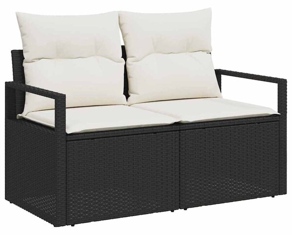 Kerti kanapé párnával 120 x 62 x 69 cm polirattan
