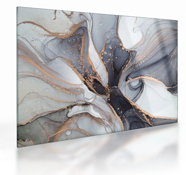 Kép - Szürke márvány (üvegen) (70x50 cm)