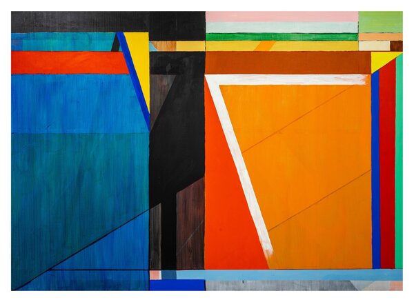 Kép - Geometria (üvegen) (70x50 cm)