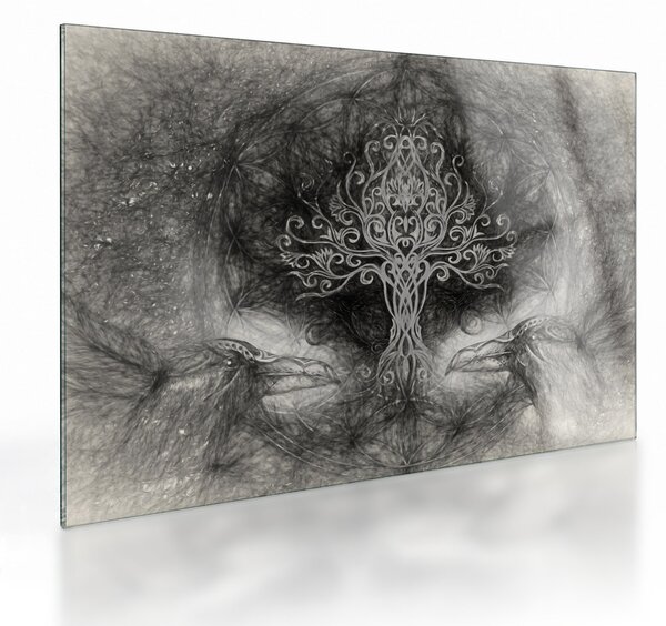 Kép - Az élet fája (üvegen) (70x50 cm)