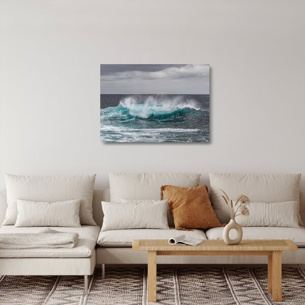 Kép - Hullámok az óceánban (üvegen) (70x50 cm)