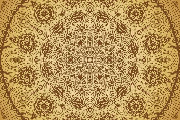 Kép Mandala szegéllyel