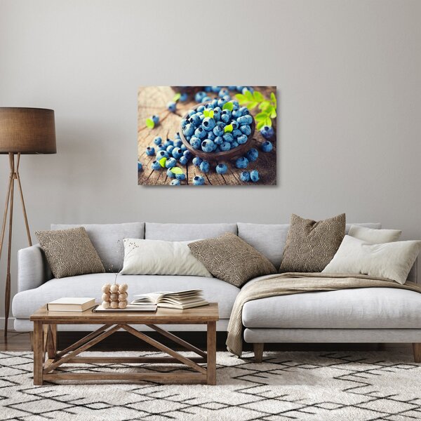 Kép - Áfonya (üvegen) (70x50 cm)