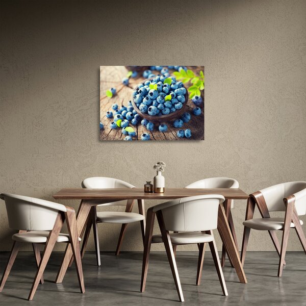 Kép - Áfonya (üvegen) (70x50 cm)