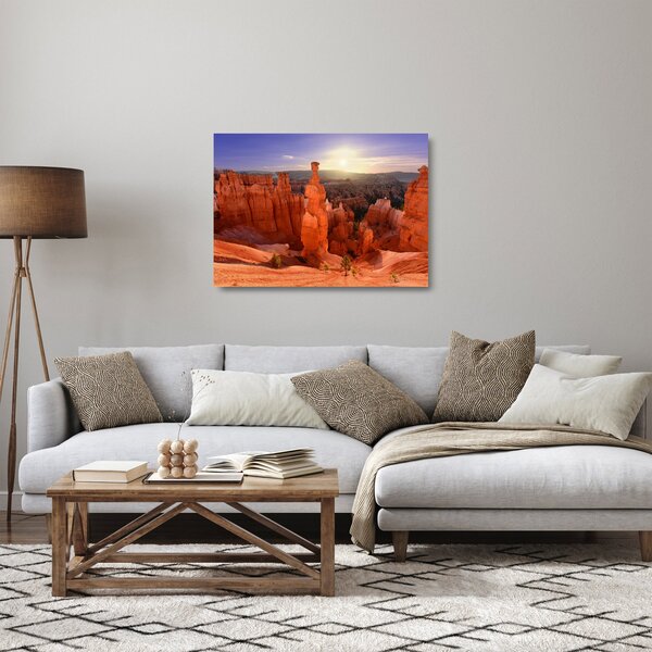 Kép - Utah, nemzeti park (üvegen) (70x50 cm)