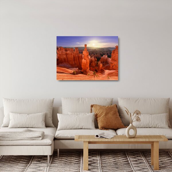 Kép - Utah, nemzeti park (üvegen) (70x50 cm)