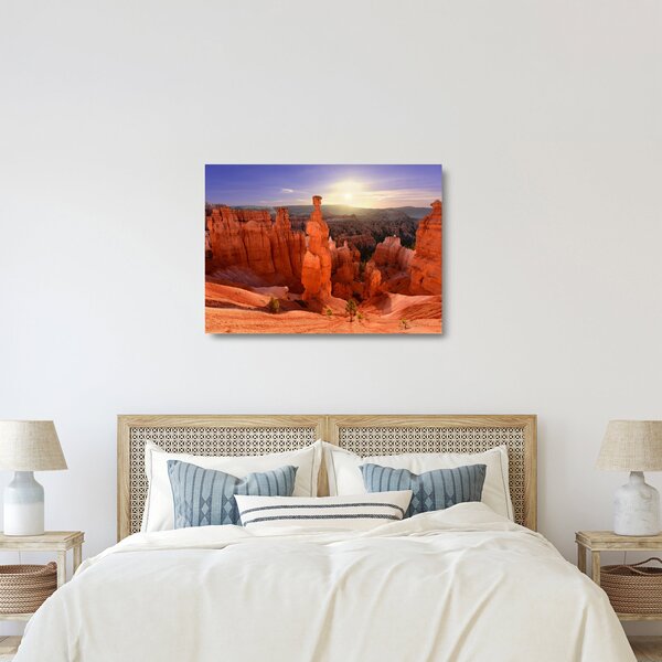 Kép - Utah, nemzeti park (üvegen) (70x50 cm)