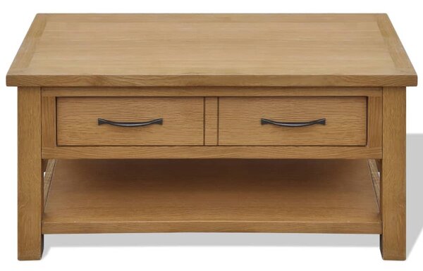 Tömör tölgyfa dohányzóasztal 88 x 53 x 45 cm