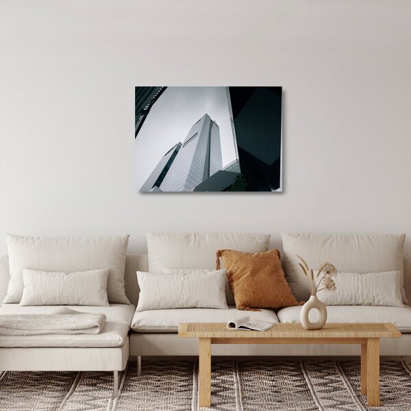 Kép - Felhőkarcoló (üvegen) (70x50 cm)