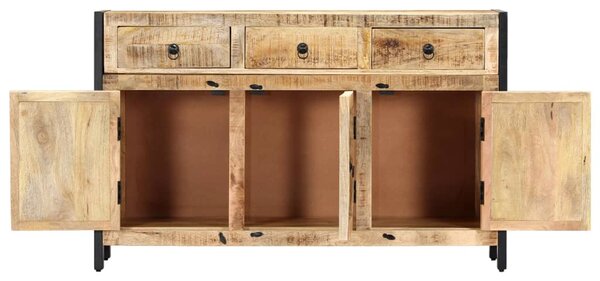 Tömör mangófa tálalószekrény 120 x 35 x 76 cm