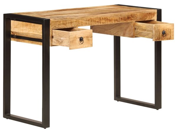 Tömör mangófa íróasztal 2 fiókkal 110 x 50 x 77 cm