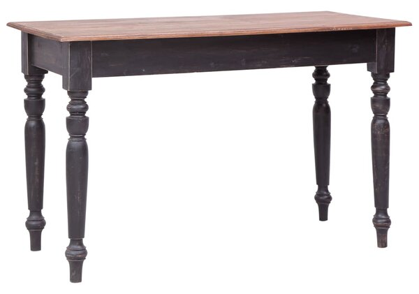 Tömör mahagóni fa íróasztal 3 fiókkal 117 x 57 x 75 cm