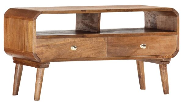 Tömör mangófa TV-szekrény 90 x 35 x 47 cm
