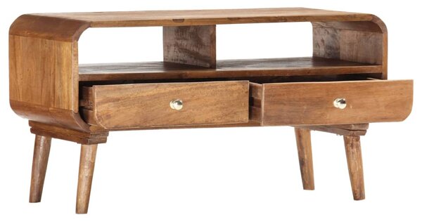 Tömör mangófa TV-szekrény 90 x 35 x 47 cm