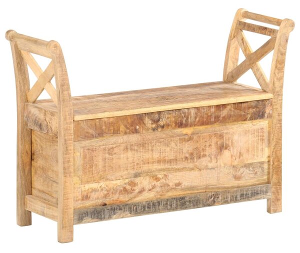 Tömör mangófa előszobai pad 103 x 33 x 72 cm
