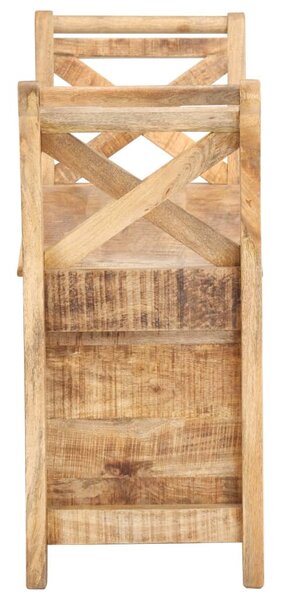 Tömör mangófa előszobai pad 103 x 33 x 72 cm