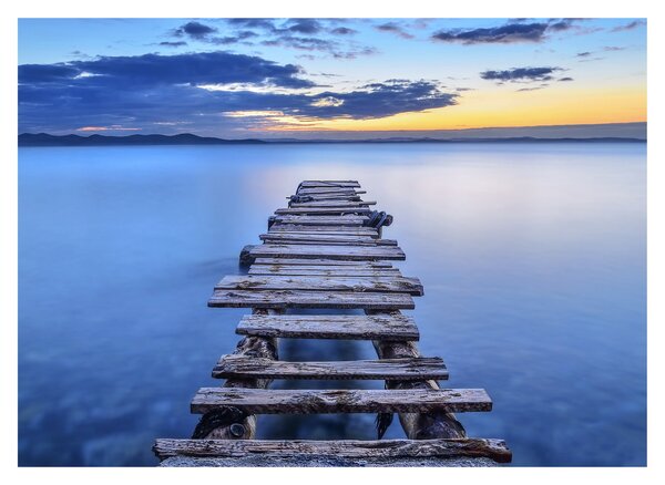 Kép - Pier, Zadar, Croatia (üvegen) (70x50 cm)