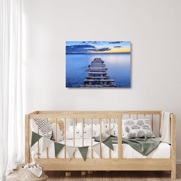 Kép - Pier, Zadar, Croatia (üvegen) (70x50 cm)