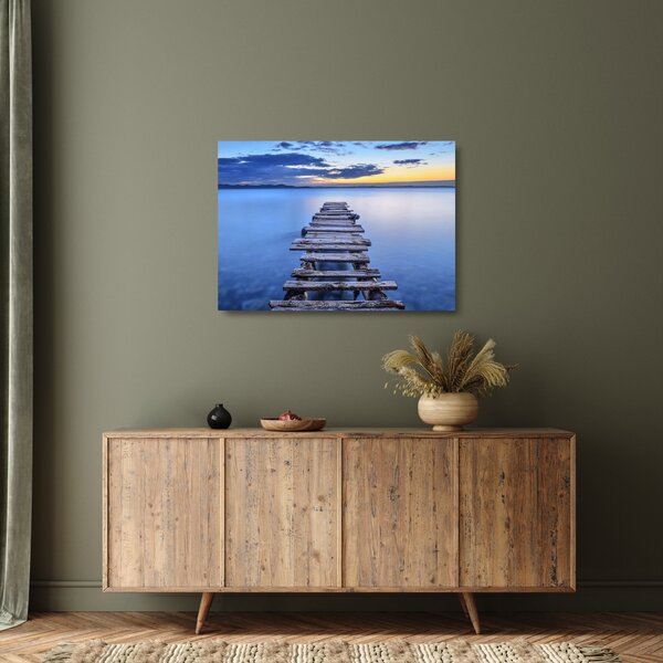 Kép - Pier, Zadar, Croatia (üvegen) (70x50 cm)