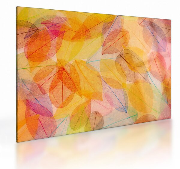 Kép - Háttér az őszi levelekből (üvegen) (70x50 cm)