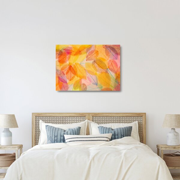 Kép - Háttér az őszi levelekből (üvegen) (70x50 cm)
