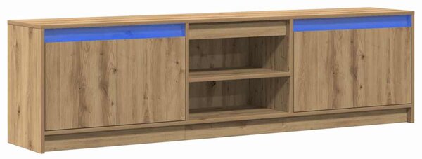 TV egységek 2 pcs Barna 180 x 34 x 50 cm Faanyag