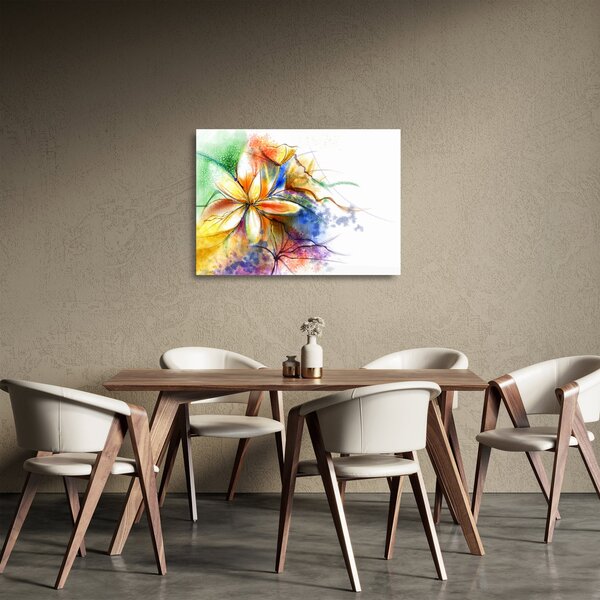 Kép - Virág (üvegen) (70x50 cm)