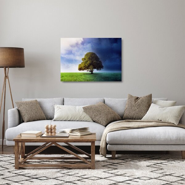 Kép - Éjjel - nappal (üvegen) (70x50 cm)