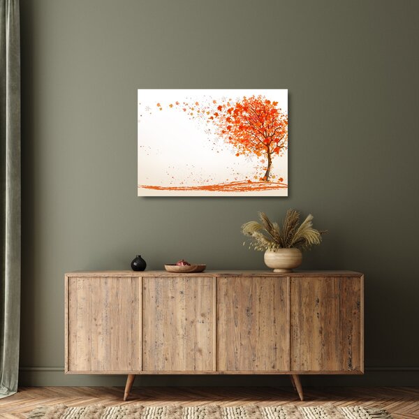 Kép - Fa a szélben (üvegen) (70x50 cm)