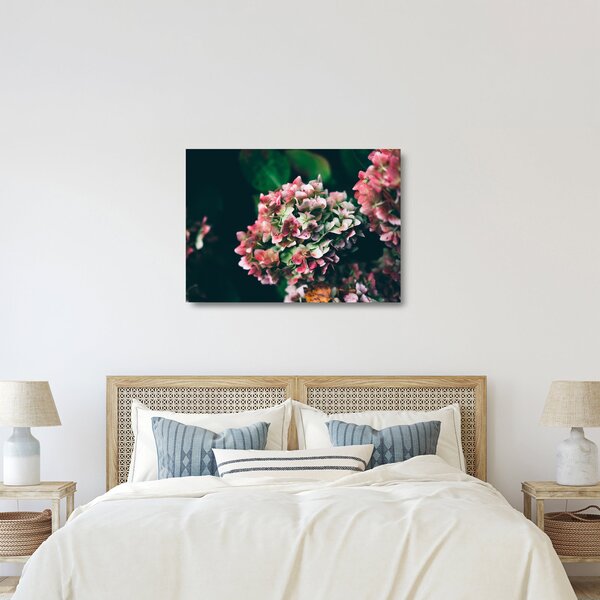 Kép - Hortenzia részlete (üvegen) (70x50 cm)