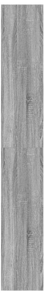Könyvszekrény polcokkal Szürke sonoma 80 x 30 x 198 cm Faanyag