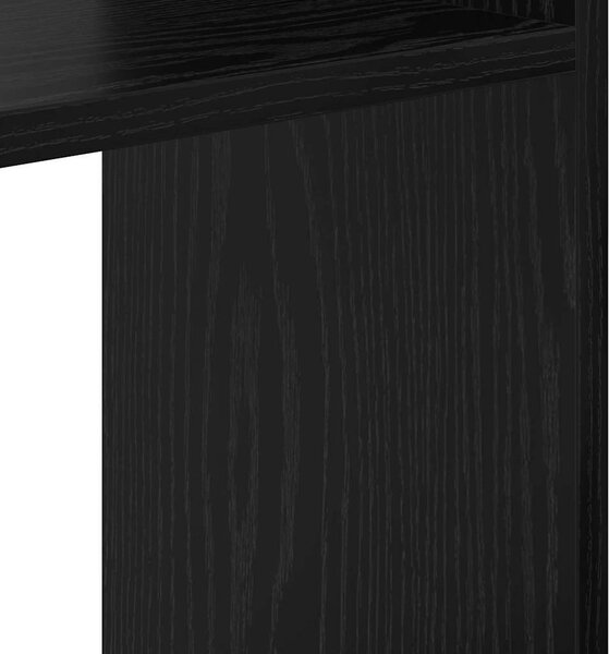 Könyvespolc Musta tammi 92 x 29 x 188 cm Faanyag