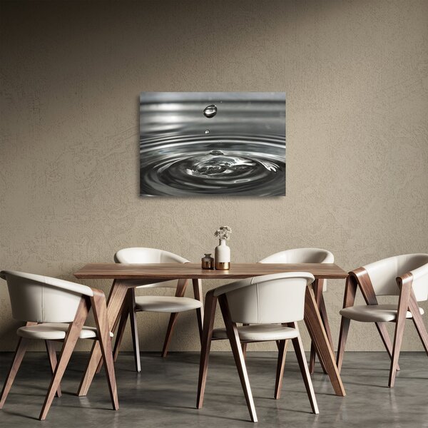 Egy vízcsepp képe (üvegen) (70x50 cm)