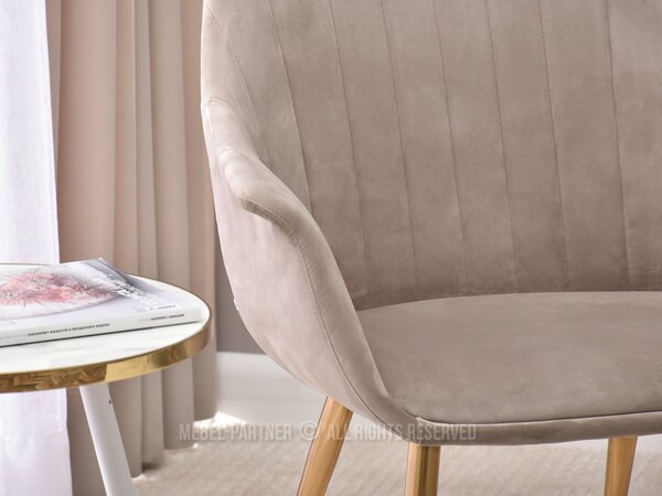 Fotel Osmol F (bézs + fekete)