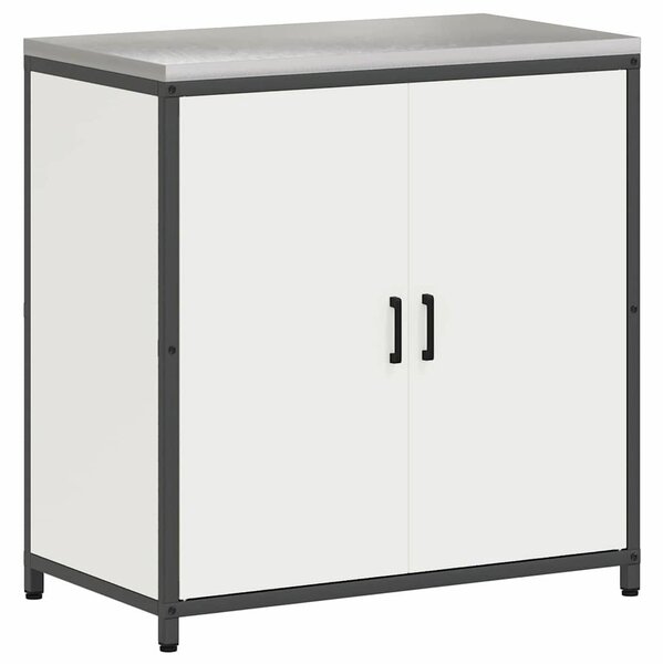 Konyhai Tároló Készlet polcokkal 2 pcs Fehér 180 x 50 x 92 cm