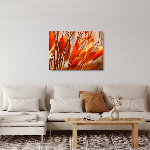 A szirmok képe (üvegen) (70x50 cm)